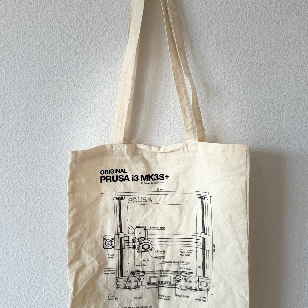 Prusa i3 MK3S+ Tote Bag